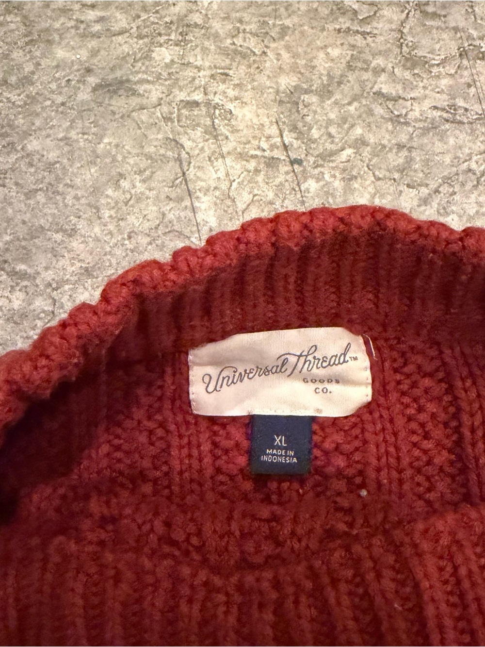 Universal Thread- Brick Color Knitted Sweater - Picture 5 of 7